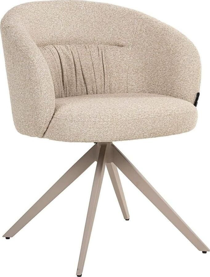 Richmond Interiors | Draaistoel Olivia biscotti | Eetkamerstoelen | Eetkamerstoel