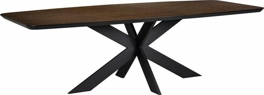 Richmond Interiors Richmond Deens ovale Eettafel Bonvoy Eiken 260 x 100cm Bruin