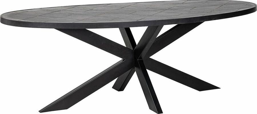 Richmond Interiors Richmond Ovale Eettafel Scotch 230 x 100cm Bruin Ovaal