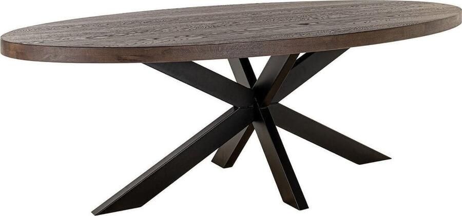 Richmond Interiors | Eettafel Watson bruin 235 spider leg black | Eettafels | Eettafel