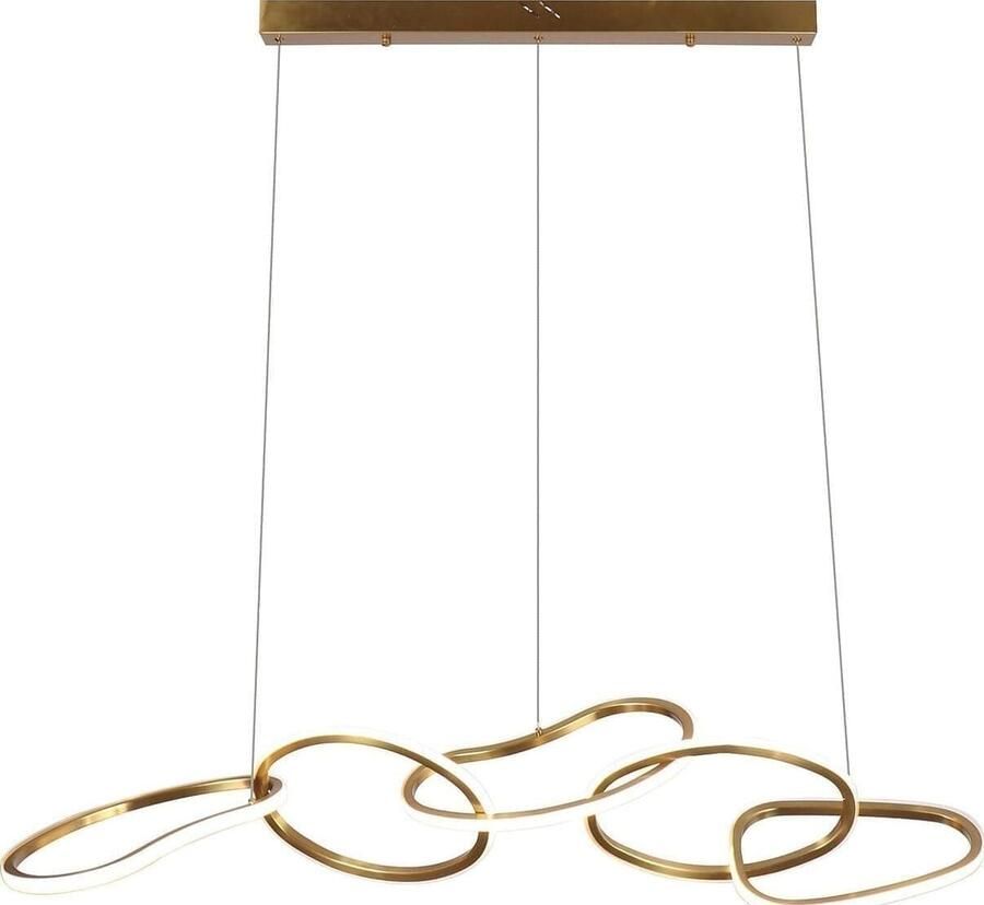 Richmond Interiors Richmond Hanglamp Flyn LED 125cm Brushed Gold