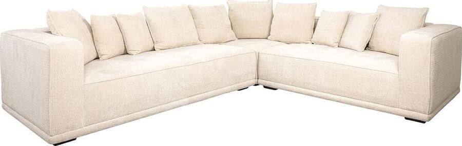 Richmond Interiors | Hoekbank Lusso beige chenille | Zitmeubels woonkamer | HoekbankModulaire banken