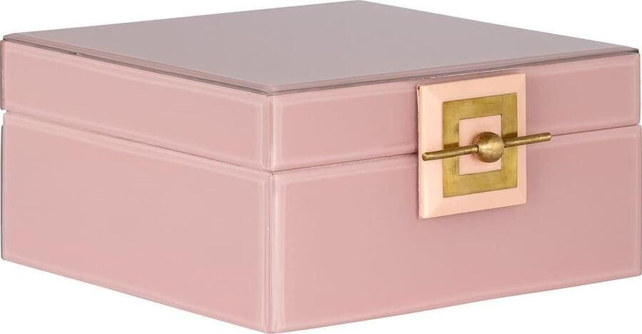 Richmond Interiors | Juwelen box Bodine roze groot | Woonaccessoires | WoningdecoratieWoonaccessoire