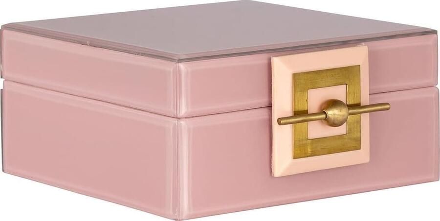 Richmond Interiors | Juwelen box Bodine roze klein | Woonaccessoires | WoningdecoratieWoonaccessoire