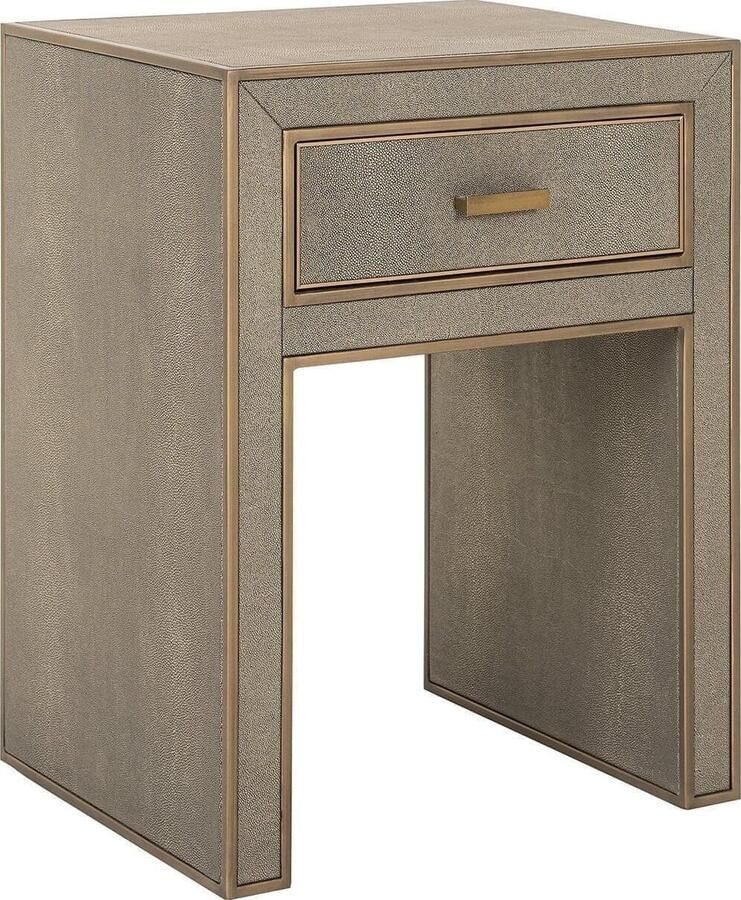 Richmond Interiors | Nachtkastje Bloomville 1-lade incl. glas | Slaapkamerkasten | Nachtkastje