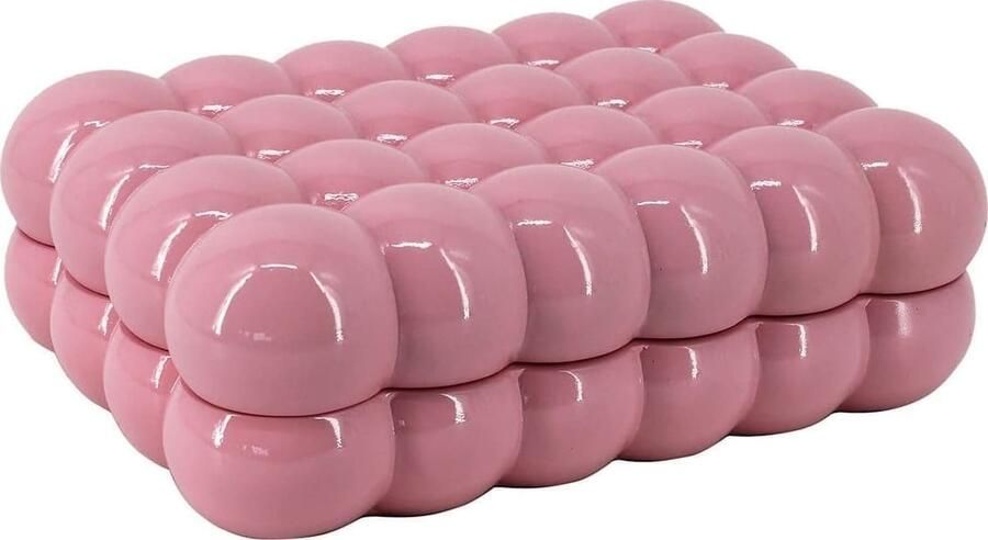 Richmond Interiors | Opbergbox Cece roze groot | Woonaccessoires | WoningdecoratieWoonaccessoire