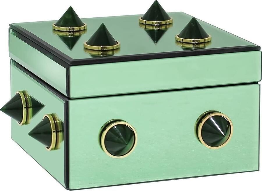 Richmond Interiors | Opbergbox Jelia groen | Woonaccessoires | WoningdecoratieWoonaccessoire
