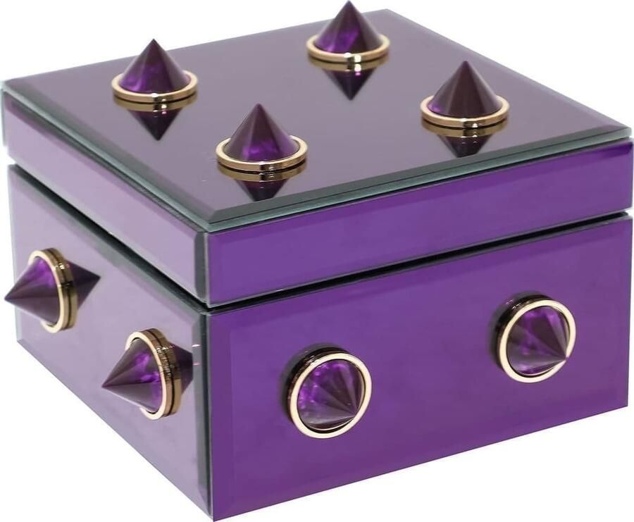 Richmond Interiors | Opbergbox Jelia paars | Woonaccessoires | WoningdecoratieWoonaccessoire