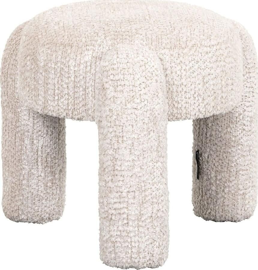 Richmond Interiors | Poef Holly lovely cream | Woonaccessoires | Poef