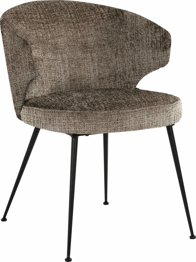 Richmond Interiors | Richmond Eetkamerstoel Xandra stone chenille | Eetkamerstoelen | Eetkamerstoel