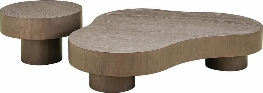 Richmond Interiors | Salontafel Bogor set van 2 bronze | Woonkamertafels | Salontafel