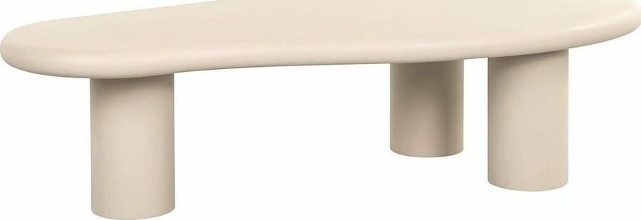 Richmond Interiors Richmond Organische Salontafel Clayton 161 x 81cm Beige Japandi