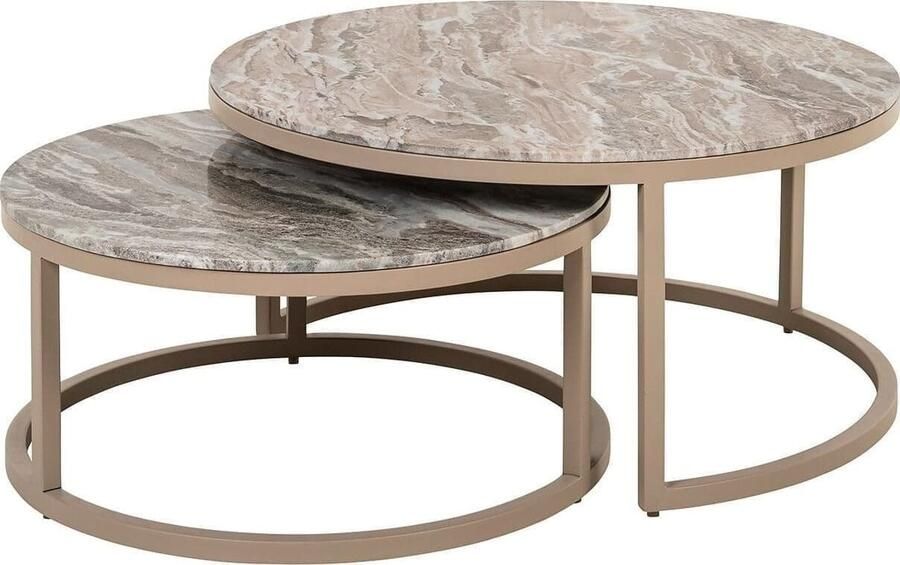 Richmond Interiors | Salontafel Fairfax set van 2 | Woonkamertafels | SalontafelSalontafelset