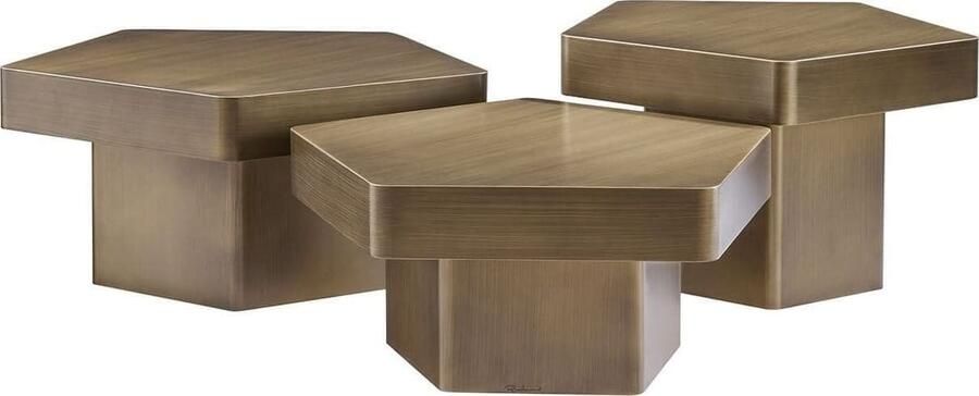 Richmond Interiors | Salontafel Hexa set van 3 | Woonkamertafels | Salontafel