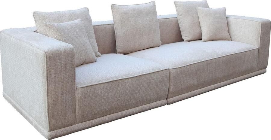 Richmond Interiors | Sofa Lusso 3-zits beige chenille | Zitmeubels woonkamer | 3-zitsbank