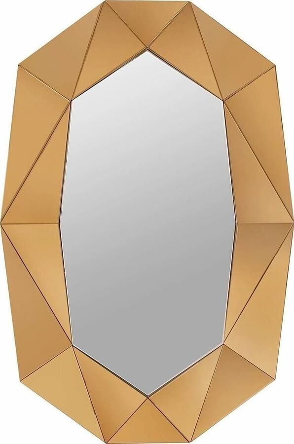 Richmond Interiors Richmond Spiegel Jaloe 120 x 80cm Goud Ovaal