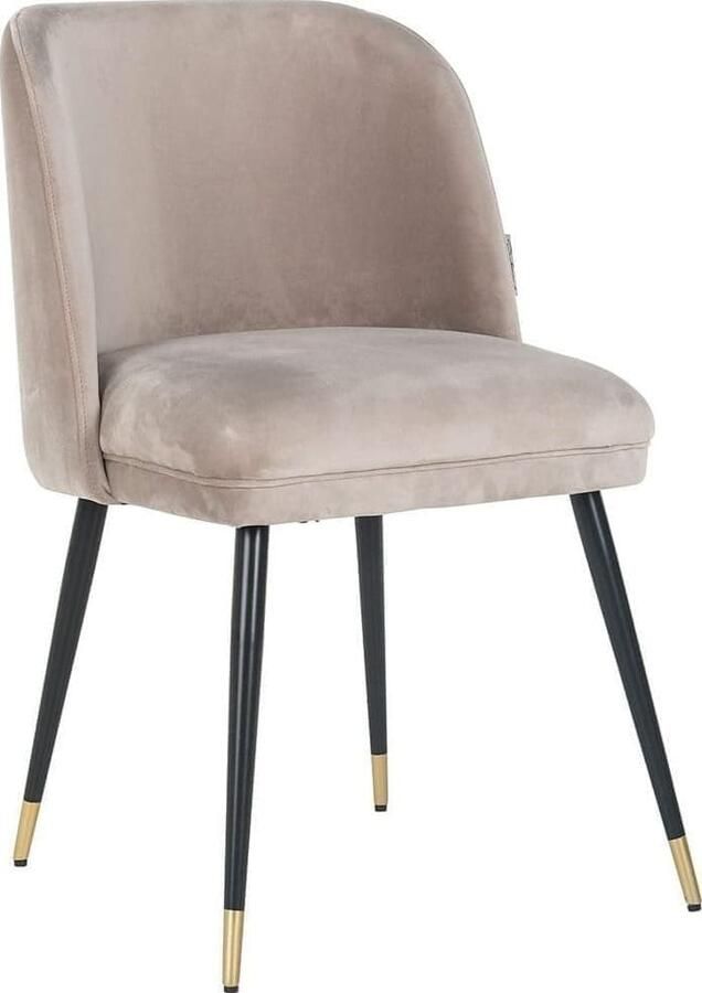 Richmond Interiors | Stoel Alicia khaki velvet | Zitmeubels eetkamer | Eetkamerstoel