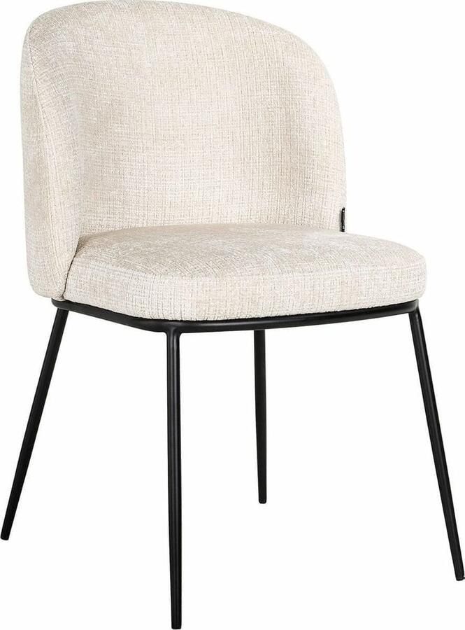 Richmond Interiors | Stoel Elvi beige chenille fire retardant | Eetkamerstoelen | Eetkamerstoel