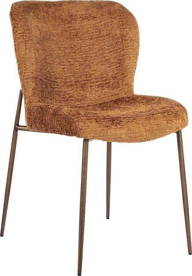 Richmond Interiors | Stoel Odarby cognac fusion set 2 | Eetkamerstoelen | Eetkamerstoel