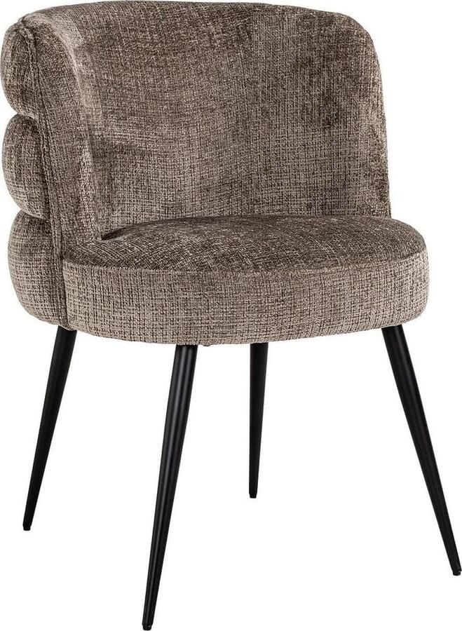 Richmond Interiors | Stoel Stella stone chenille | Eetkamerstoelen | Eetkamerstoel