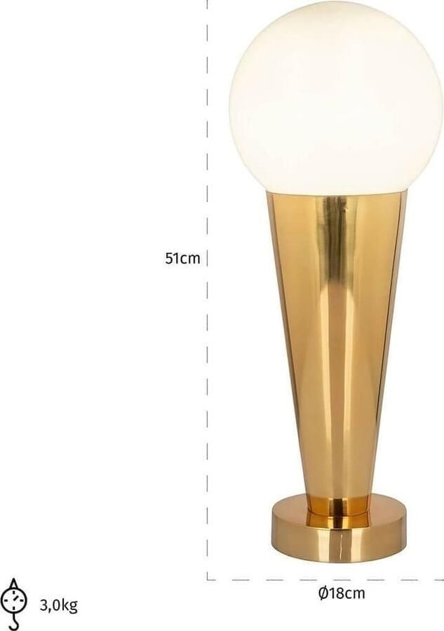 Richmond Interiors | Tafellamp Cone | Woonaccessoires | Tafellamp