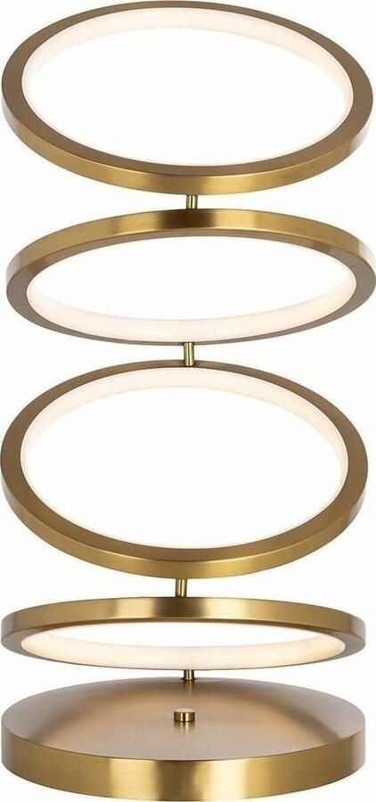 Richmond Interiors Richmond Tafellamp Jaimin 53cm hoog Brushed Gold