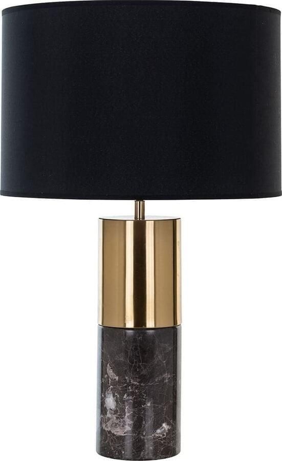 Richmond Interiors Richmond Tafellamp Nyo Marmer en metaal Zwart