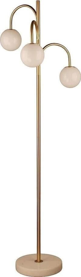 Richmond Interiors Richmond Vloerlamp Janou 3-lamps 154cm hoog Goud