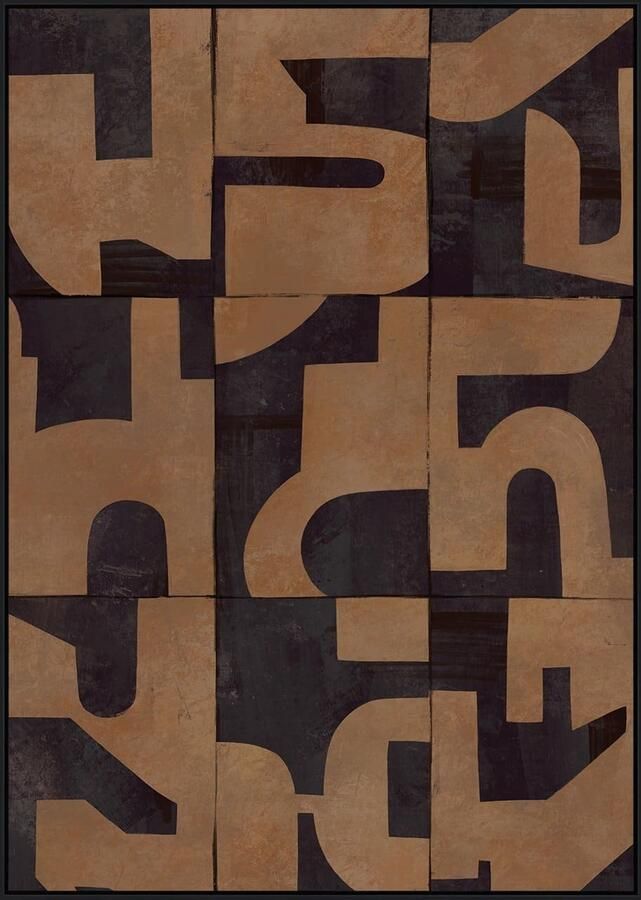 Richmond Interiors | Wall art Cascade brown | Woonaccessoires | Wanddecoratie