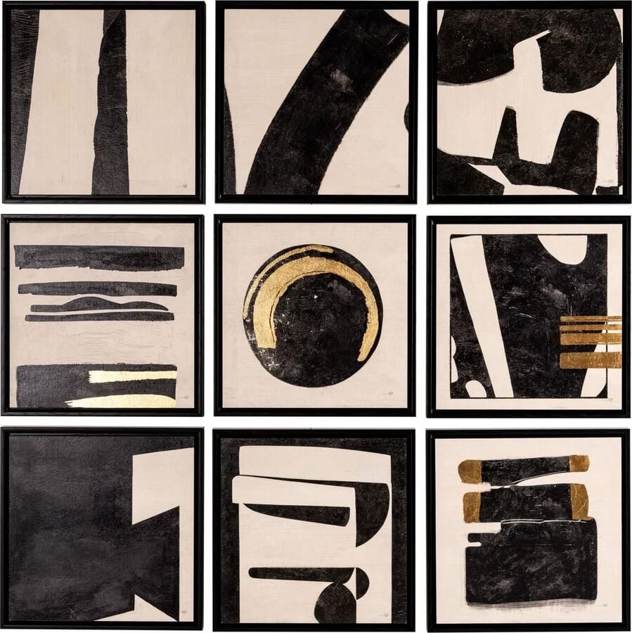 Richmond Interiors | Wall art Gabri black white | Woonaccessoires | Wanddecoratie