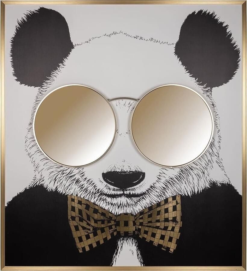 Richmond Interiors | Wall art shiny Panda | Woonaccessoires | Wanddecoratie