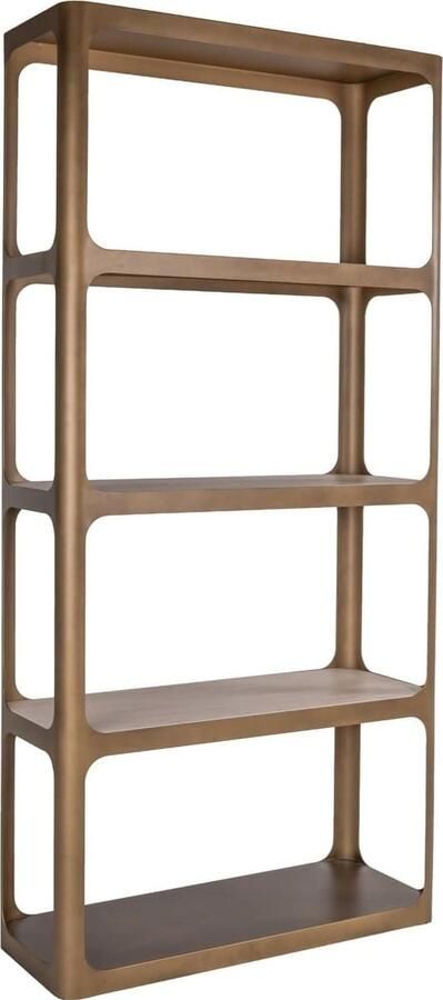Richmond Interiors Richmond Wandkast Claridge Keramiek Glas en ijzer 210 x 100cm Zand