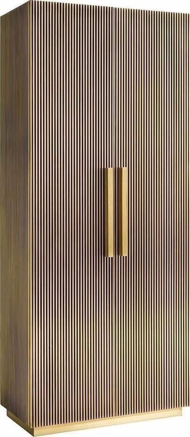 Richmond Interiors Richmond Opbergkast Ironville Brass 191 x 80cm Goud