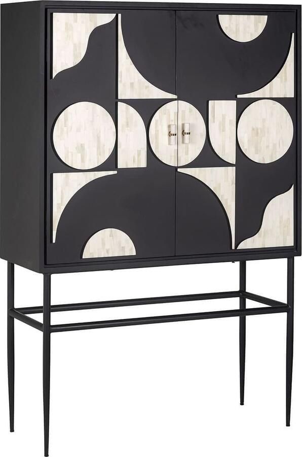 Richmond Interiors | Wandkast Mendoza 2-deuren | Woonkamer meubels | KastWandkast