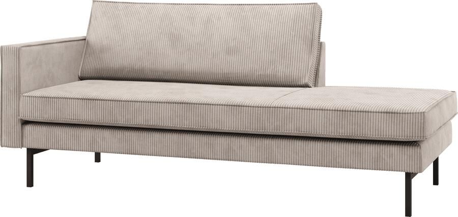 Rodeo daybed links ribstof ecru