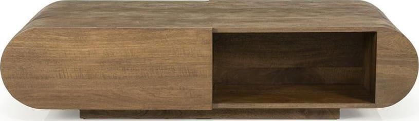 Eleonora Salontafel King Mangohout 130 x 60cm Bruin