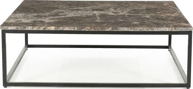 Eleonora Vierkante Salontafel Rico Marmer 98 x 98cm Zwart