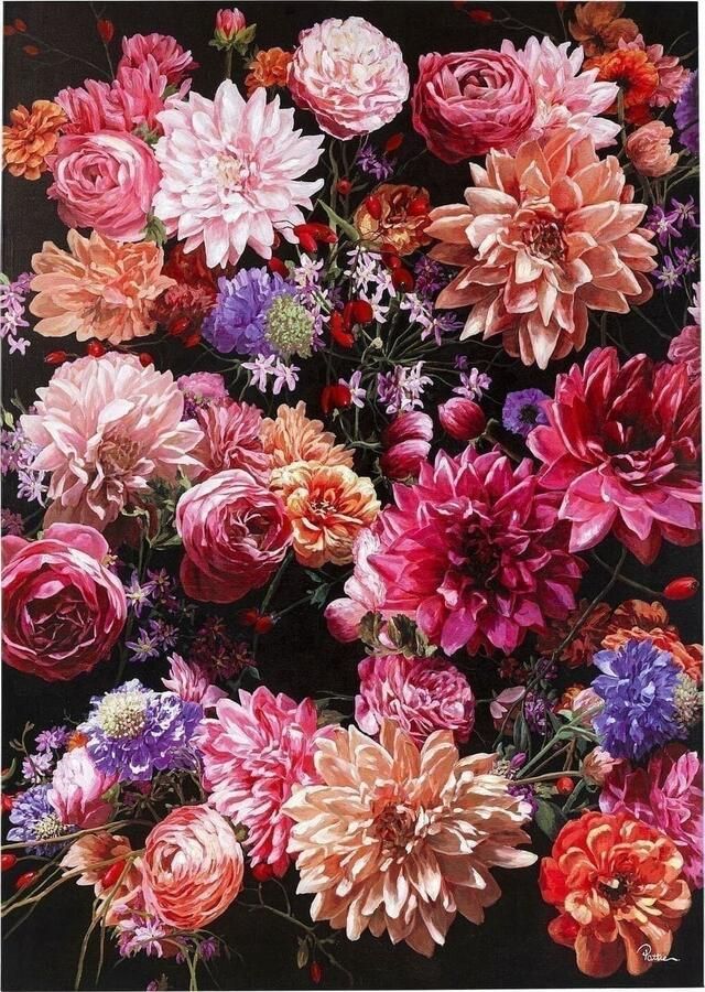 Kare Design Wandfoto Touched Flower Bouquet 200x140cm