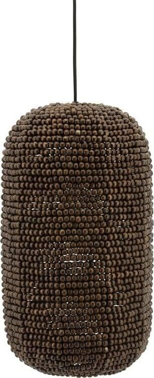 By-Boo Hanglamp Shanga Houten kralen 24cm Bruin