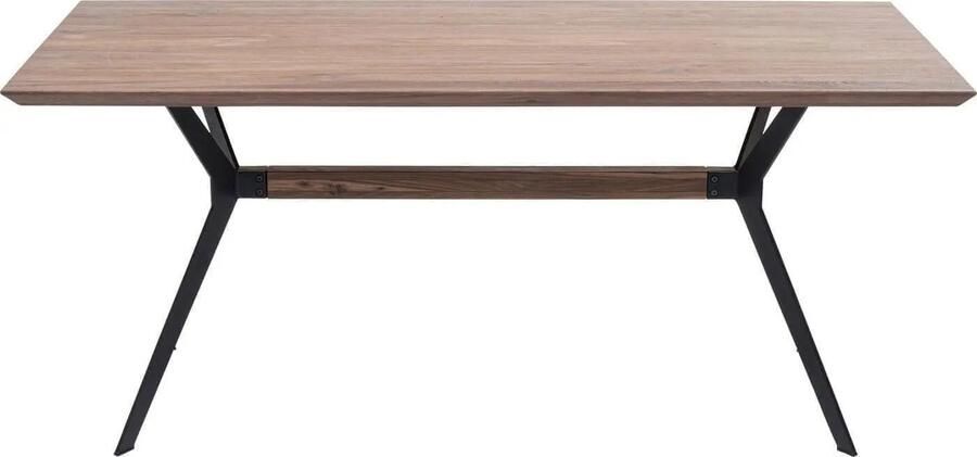 Kare Design Downtown Eettafel L180 X B90 X H76 Cm Walnoot