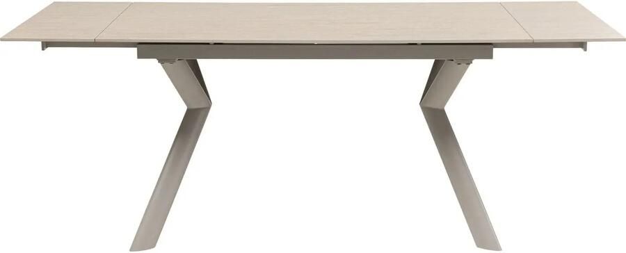 Uitschuiftafel Xenia Travertin 140(+30+30)x80cm