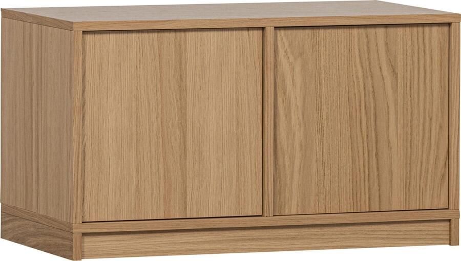 Vtwonen | Modulair Onderkast 77cm Eiken Naturel Mat | Woonkamer meubels | BergkastKast - Foto 4