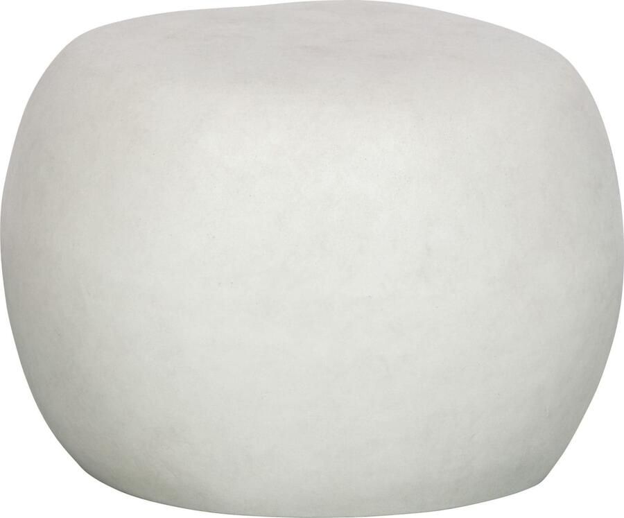 Vtwonen | Pebble Bijzettafel Betonlook Wit 35xØ50 | Woonkamertafels | Bijzettafel