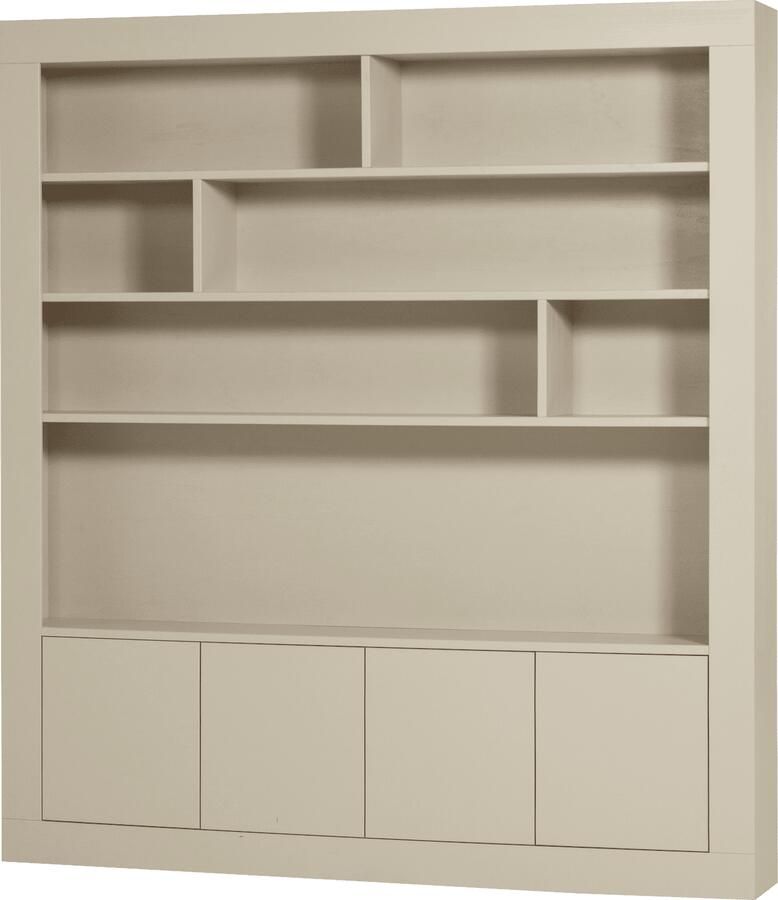 Vtwonen | Wallcover wandkast 210cm grenen dust | Woonkamer meubels | KastWandkast