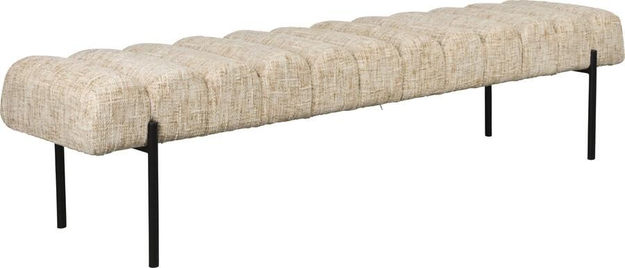 White Label Living (WLL) Housecraft Living Jethro Eettafelbank 160 cm Beige - Foto 2