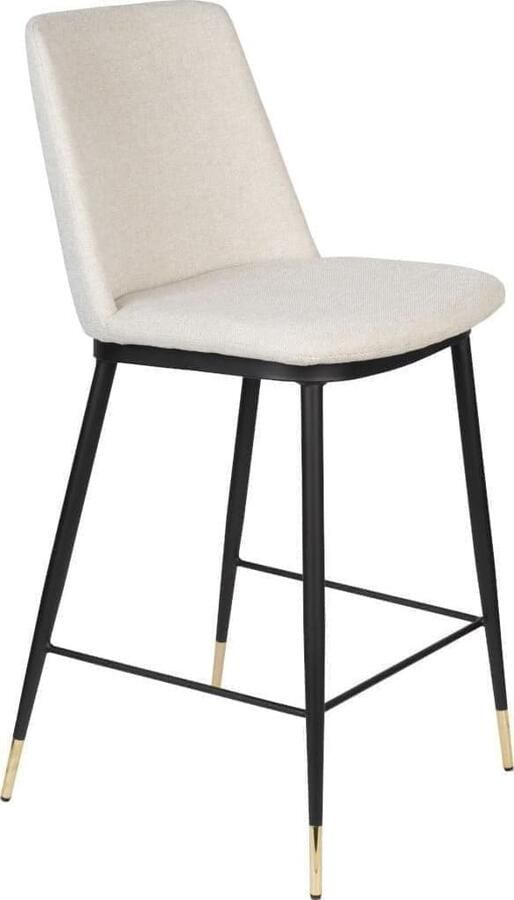 White Label Living | White Label Living | Barstoel Lionel Beige | Zitmeubels eetkamer | Barstoel | Zitmeubels eetkamer | Barstoel