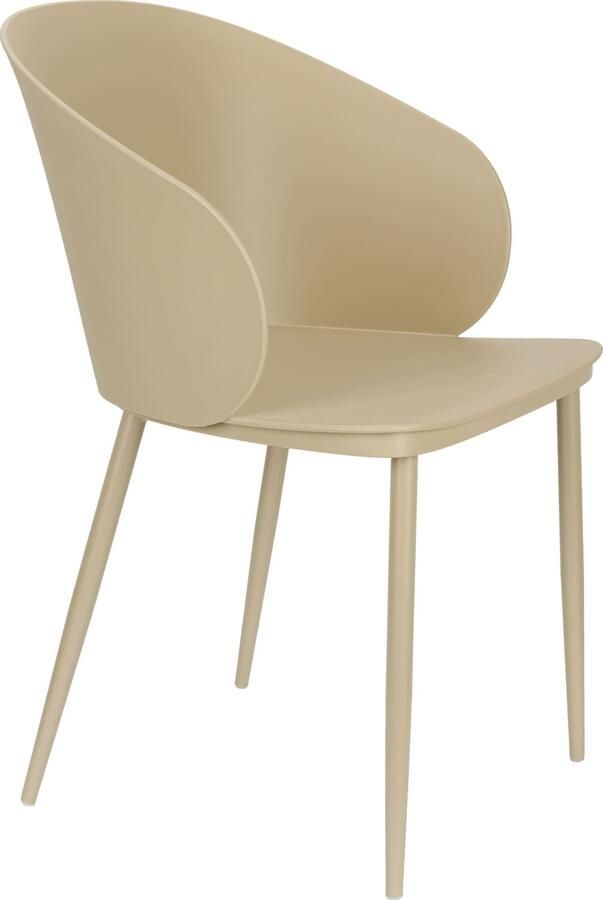 White Label Living | White Label Living | Eetkamerstoel Gigi All Beige | Eetkamerstoelen | Eetkamerstoel | Eetkamerstoelen | Eetkamerstoel