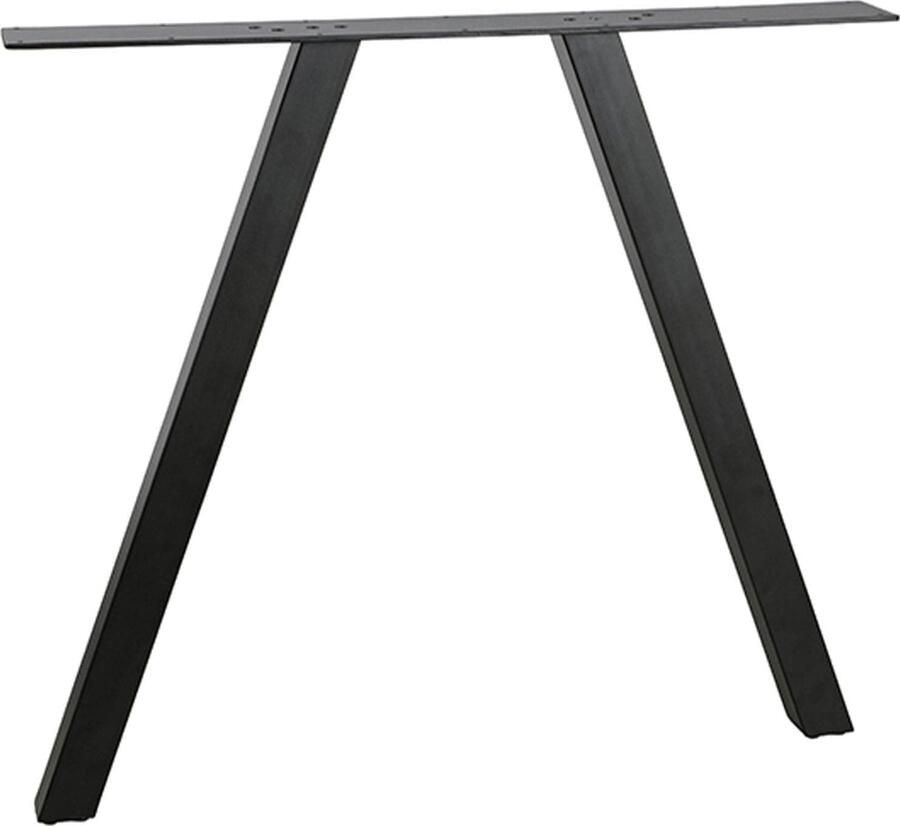 WOOOD | 2-standen poot vierkant kd metaal 1 stuks | Eettafels | Tafelpoot