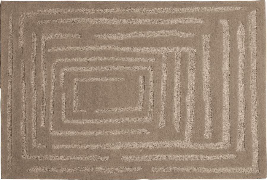 WOOOD | Alicia vloerkleed wol zand 170x240cm | Woonaccessoires | Vloerkleed - Foto 2