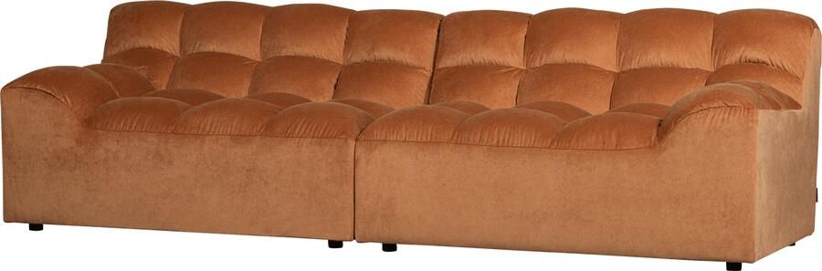 WOOOD | Allure 3-zitsbank velvet terra | Zitmeubels woonkamer | 3-zitsbank